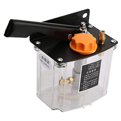 Oumefar Manual Lubricating Pump -5L 650CC Leak- lubricating Oil Pump for CNC Machine for Regular Lubrication of Cutting Machines