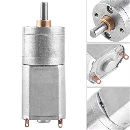 Generic DC 12V High Torque Gear Motor Gear Reduction Motor Reduction 15-200RPM Optional Full Metal Gears 20mm Diameter for DIY Robotics Industrial Applications (12V 30RPM) - size: 12V 30RPM