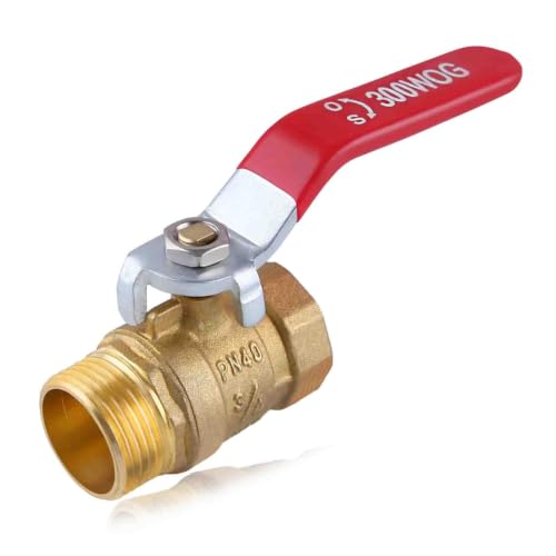 Brass Ball Valve G3/4 Inch Male x Female Thread Pipe Fitting - style: Male x Female-Long Handle