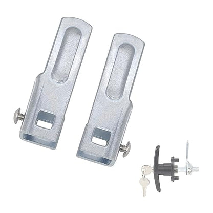 Steel T-Handle Cam, Locking cam for use with T Handle Locks 2Pcs (Left&Right) - style: Locking cam 1 Set(Left & Right)