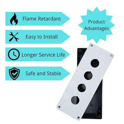 1 Button Mounting Hole Push Button Switch Control Station Box