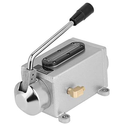 Metal Lubricating Oil Pump, Hand Lubrication 500CC CNC with Double Outlet Port for Punching, Lathe, Cutting, Milling Machines