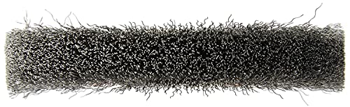 Walter 13B060 Stringer Bead Wheel Brush - 6 in. Orange Abrasive Wheel Brush with Crimped Wires, Round Hole, Carbon Steel - size: 6" x 7/8"