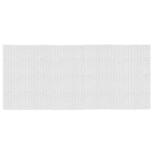 PATIKIL 29.5" x 15" Perforated Metal Sheets, 19Ga 0.24" Hexagonal Hole 304 Stainless Steel Mesh Stagger Expanded Perforated Metal Plate for Ventilation Grill Security Grates - size: 29.5" x 15"