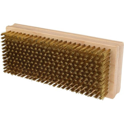PRO SOURCE Fine Wire Cleaning & Finishing Brush: 0.005" Brass Filament in 2-5/8" x 6-1/2" Wood Block - style: 2-5/8" x 6-1/2" (0.005" Brass)