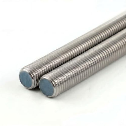 Chenango Supply 3/4-10 x 3, 304 Stainless Steel Fully Threaded Rod - size: 3/4-10 x 3ft (2 Pack)