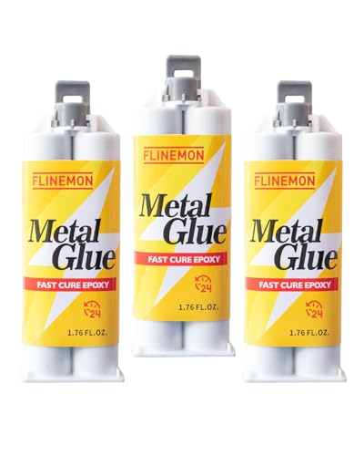 Metal Glue, 2 Part Heavy Duty Epoxy Adhesive - size: Metal Glue 3PCS