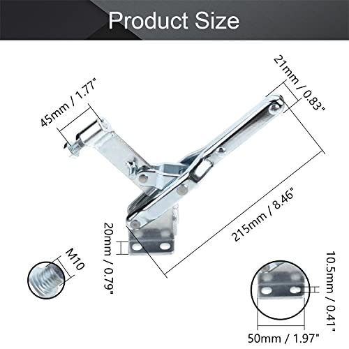 Utoolmart Hand Tool Vertical Toggle Clamp GH-10444 Quick Release Clamp 400kg Holding Capacity - size: GH-10444 1pc