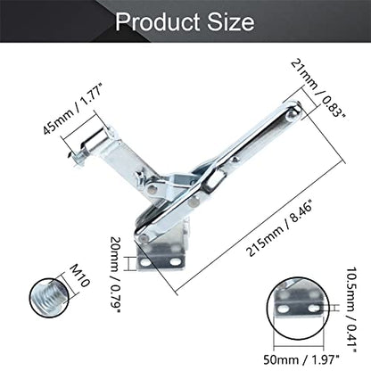 Utoolmart Hand Tool Vertical Toggle Clamp GH-10444 Quick Release Clamp 400kg Holding Capacity - size: GH-10444 1pc