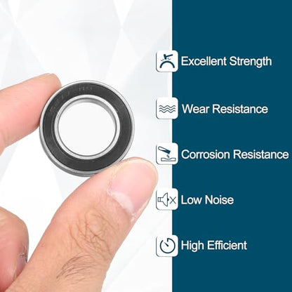 uxcell 4Pcs 16277-2RS Non-Standard Ball Bearings 16mm ID x27mm OD x7mm T - size: 16277-2RS