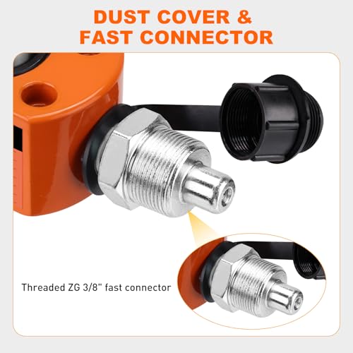 Nilight 10Ton Hydraulic Cylinder Jack Porta Power Ram Single Acting Lifting - size: 10T Jack