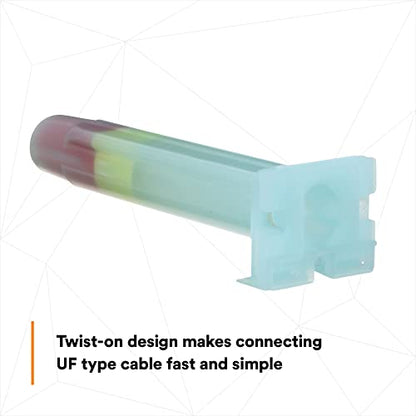 3M Direct Bury Splice Kit DBR/Y-6 (Bulk), 18-10 AWG, R/Y+, Box of 100 - style: DBR/Y: Splice Bulk