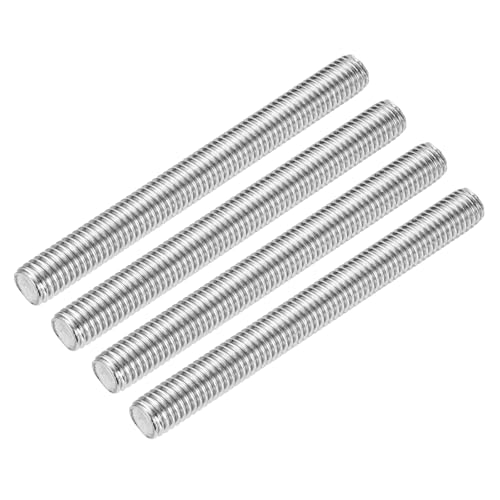 MECCANIXITY Fully Threaded Rod 1/2"-13 UNC Thread Pitch 304 Stainless Steel Right Hand Threaded Rods Bar Studs,4.92 inch 4 Pack - size: 1/2"-13 UNC x 4.92 inch