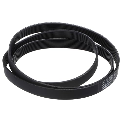 uxcell 580J8 PJ V-Ribbed Belt 8 Ribs 58" Length x 0.74" Width x 0.14" Thick, EPDM Poly V Belt, Industrial Transmission Serpentine Belt - size: 580J8