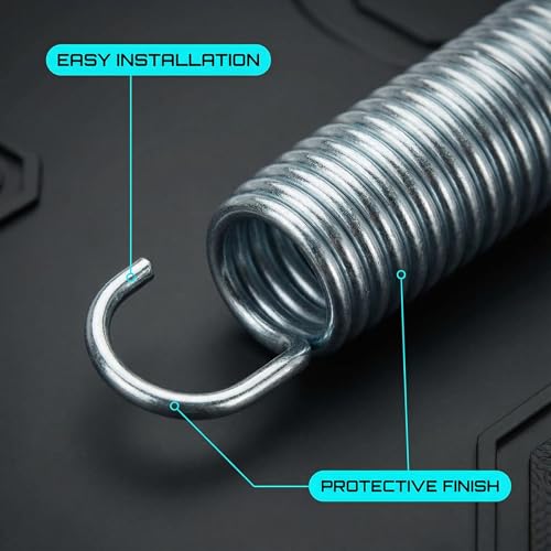 2 Pack 5-1/2 Inch 9625 Mechanical Extension Springs with Hook Ends