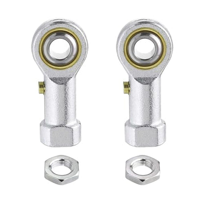 2Pcs PHSB3 Rod End Bearing 3/16 Inch Bore Pre-Lubricated 10-32 Female Thread Right Hand Heim Joint with Jam Nuts - size: 3/16, style: Right Hand
