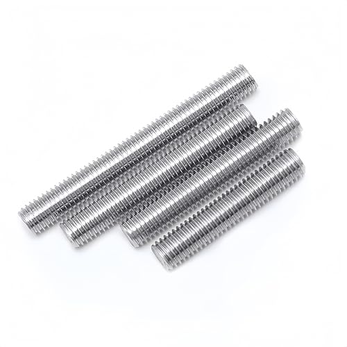 M6x 25mm Fully Threaded Rod 1mm Thread Pitch 304 Stainless Steel Right Hand Threaded Rods Bar Studs 20 Pcs - size: M6x25