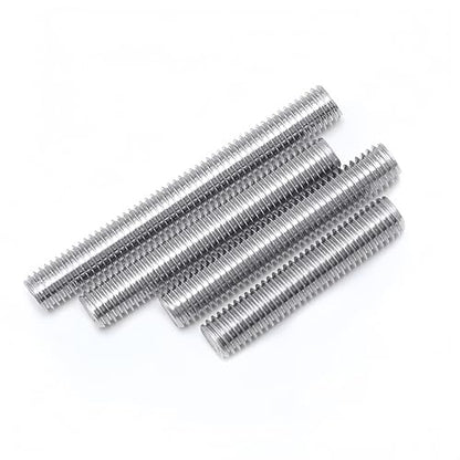 M6x 25mm Fully Threaded Rod 1mm Thread Pitch 304 Stainless Steel Right Hand Threaded Rods Bar Studs 20 Pcs - size: M6x25