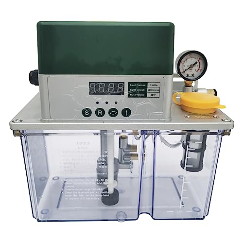 220V Automatic Lubrication Gear Pump 4L CNC Digital Electric Lubricator Pump Oiler
