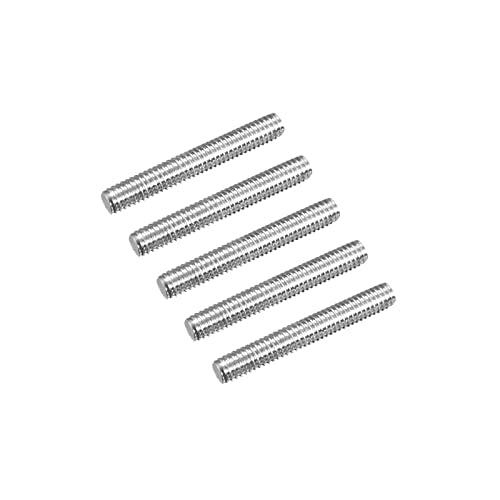 MECCANIXITY Fully Threaded Rod M4 x 25mm 0.7mm Thread Pitch 304 Stainless Steel Right Hand Threaded Rods Bar Studs 5 Pack - size: M4 x 25mm