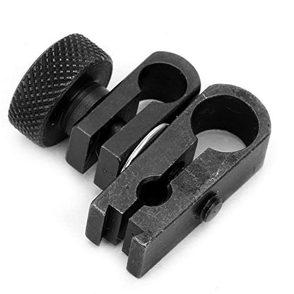 Dial Indicator Clamp Chuck, Steady Tungsten Clamps Chuck, Adjustable Swivel Dovetail Clamps, Strong Indicator Rotatable Clamp for Dial Test Indicator, 8MM 6MM 4MM, Black