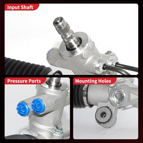 PHOBOOS Hydraulic Power Steering Rack and Pinion Fit for Toyota RAV4 - size: 26-2616