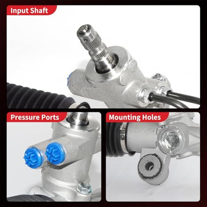 PHOBOOS Hydraulic Power Steering Rack and Pinion Fit for Toyota RAV4 - size: 26-2616