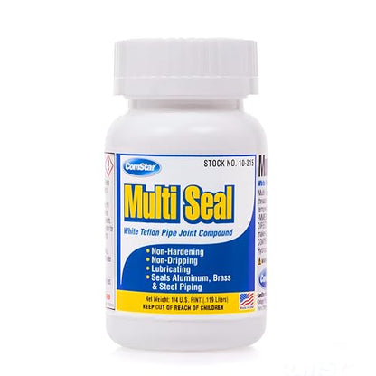 Multi Seal 1/4 pt Teflon Pipe Joint Thread Dope, Leak-Proof NPT