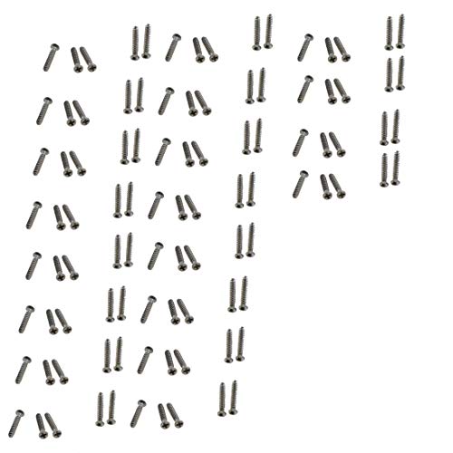 XunLiu M1.2X8mm 304 Stainless Steel Self-Tapping Screws 100 Pack - size: M1.2X8mm