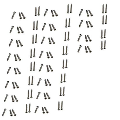 XunLiu M1.2X8mm 304 Stainless Steel Self-Tapping Screws 100 Pack - size: M1.2X8mm