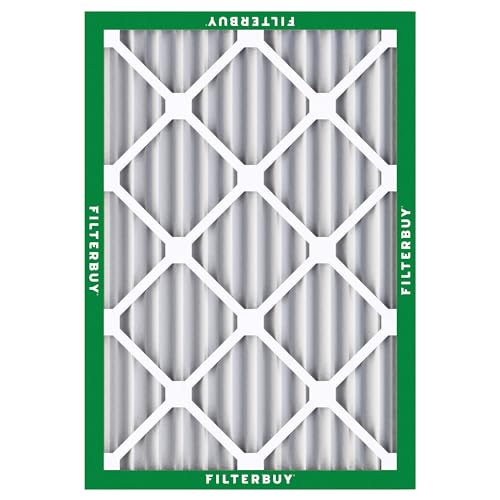 Filterbuy 8x14x2 Air Filter MERV 8 Dust & Allergy Defense (1-Pack) - size: 8x14x2