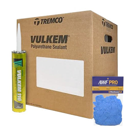 Tremco Vulkem 116 Polyurethane Sealant 10 oz, White, Case of 30 - color: White, size: Case of 30 Tubes