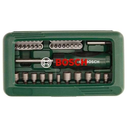 Bosch 2607019504 Screwdriver set (46 Piece), Assorted color