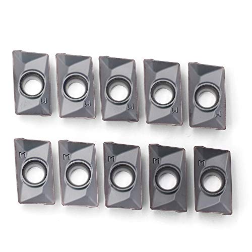 OSCARBIDE APKT1604 TiAIN Coated Carbide Milling Inserts 10Pcs