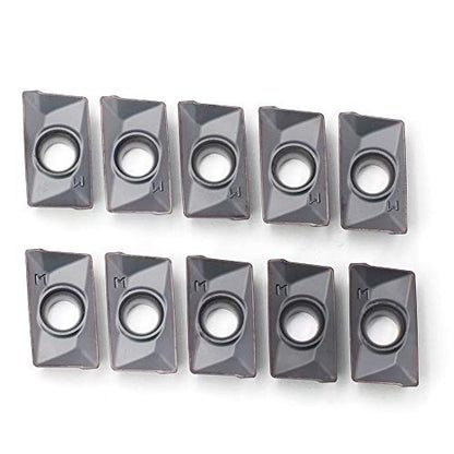 OSCARBIDE APKT1604 TiAIN Coated Carbide Milling Inserts 10Pcs