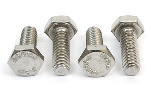 Bolt Dropper 5/16""-18 x 1 Stainless Hex Head Bolts (50 pk) - 18-8 Stainless Steel Self Tapping Sheet Metal Screws for Indoor and Outdoor Use, DIY Projects, Woodworking and More - size: 5/16"-18 x 1"