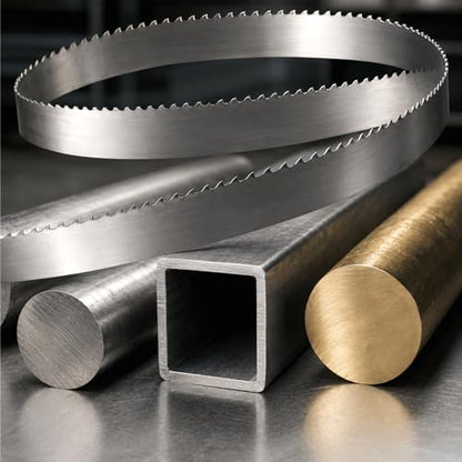 KAKA INDUSTRIAL Blade for 126-1/2" x 1" x .035" (3215x27x0.9mm) Bi-Metal Material M42 Grade Metal Cutting Band Saw Blades BS-1018R (1, 5/8TPI) - size: 5/8TPI