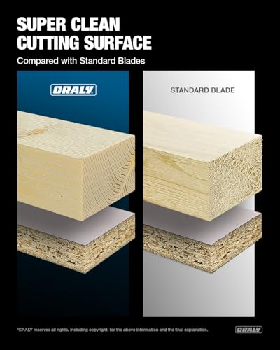 CRALY 4-1/2 Inch 24&36 Teeth Wood Cutting Framing/Fine Finish Circular Saw Blade, 7/8 Inch Arbor, Carbide Tipped, Thin Kerf, Black Ice™, for Plywood, MDF, OSB, Laminated, 2-Pack(C042436-2E) - size: 4-1/2 inch, 7/8 inch arbor, 24&36T