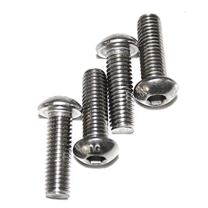Fullerkreg M6-1.0 x 25 mm Button Head Socket Cap Screws - size: M6 x 25mm