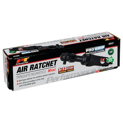 Performance Tool M637 1/4 in. Drive Compact Air Ratchet Wrench - size: 1/4" Dr Air Ratchet