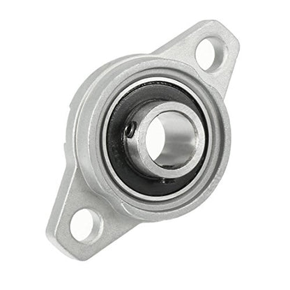 uxcell 2pcs KFL001 12mm Zinc Alloy Self Aligning Pillow Block Flange Bearing - size: 12 mm