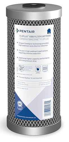 Pentair Pentek FloPlus-10BB Big Blue 10-Inch Carbon Block Water Filter - style: 10" x 4.5"