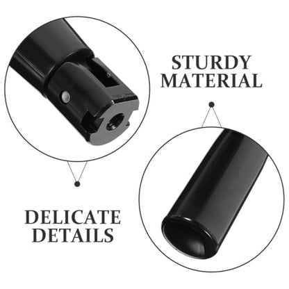 Luxshiny M6 Folding Crank Handle for Machine Tools, Black Nylon Grip