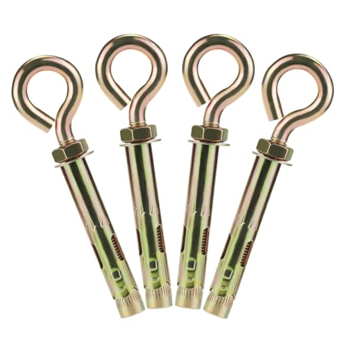 Concrete Eye Bolt Anchor,9/16" x 5-1/2" eyebolts Anchor for Brick - size: 9/16" x 5-1/2"