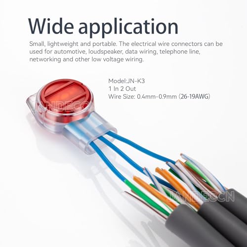 100pcs Gel-Filled Waterproof Butt Splice Network Connectors UR K3 - size: K3/UR