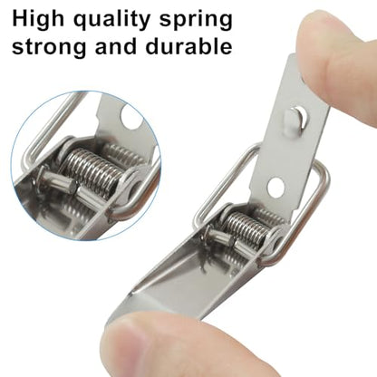 8 Sets 90 Degree Tool Box Hood Locks Latches with Lock Button - style: 8 set with Lock Button