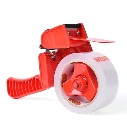 TAPEBEAR Packing Tape with Dispenser, 2.6mil Thick, 1.88" x 55yd