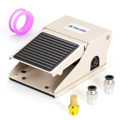 TAILONZ 1/4"NPT Pneumatic Foot Pedal Valve 3 Way 2 Position FV320 - size: 3 Way 2 Position