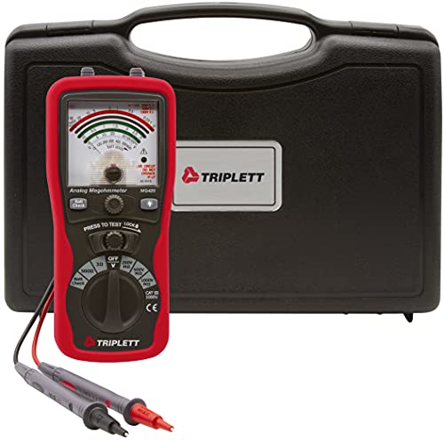 Triplett MG420 Analog Insulation Resistance Tester - size: MG420, style: Standard