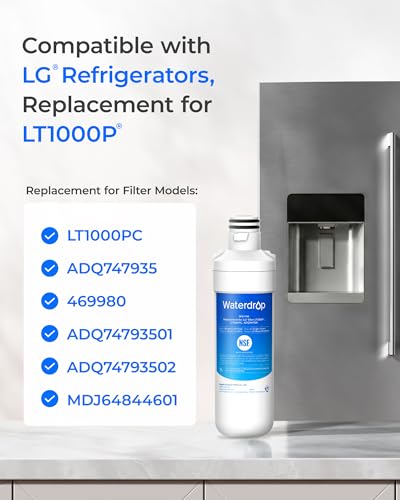 Waterdrop ADQ747935 Refrigerator Water Filter and Air Filter, 3 Combo - size: 3 Count (Pack of 1)